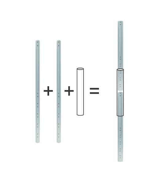 Neomounts FPMA-CPCONNECTSILVER Montagekit plafond - Afbeelding 4