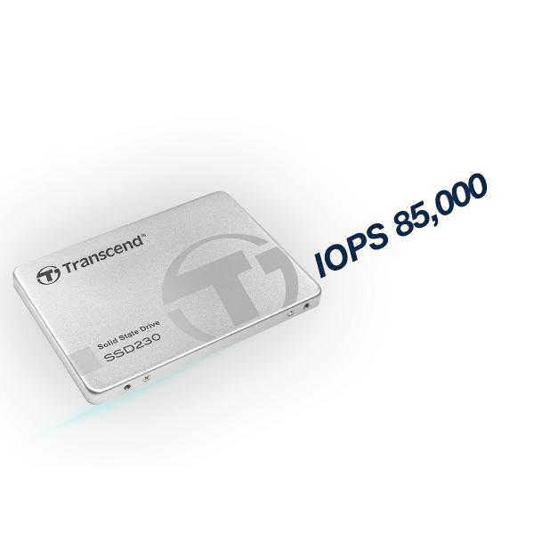 Transcend TS128GSSD230S SSD230 SSD, 128GB, 2.5", SATA3, 3D TLC, 560/ 500MB/s, 35000/85000 IOPS - Afbeelding 5