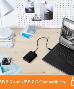 Western Digital WDBUZG0010BBK-WESN Elements SE Black External HDD, 1TB, USB3.1 Gen1, 5400 RPM - Afbeelding 3