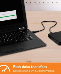 Western Digital WDBUZG0010BBK-WESN Elements SE Black External HDD, 1TB, USB3.1 Gen1, 5400 RPM - Afbeelding 4
