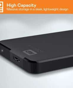 Western Digital WDBUZG0010BBK-WESN Elements SE Black External HDD, 1TB, USB3.1 Gen1, 5400 RPM - Afbeelding 5