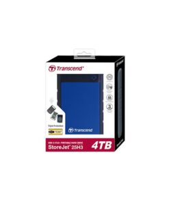 Transcend TS4TSJ25H3B StoreJet 25H3 External HDD, 4TB, USB3.1 Type-A, SATA3 6Gbps, Navy Blue - Afbeelding 3