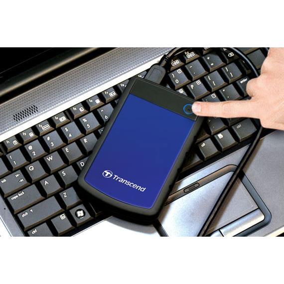 Transcend TS4TSJ25H3B StoreJet 25H3 External HDD, 4TB, USB3.1 Type-A, SATA3 6Gbps, Navy Blue - Afbeelding 4