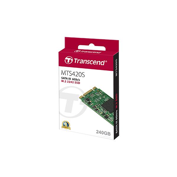 Transcend TS120GMTS420S MTS420 M.2 SSD, 120GB, M.2 2242, SATA3, 3D NAND, TLC, 560MB/s, 65000 IOPS - Afbeelding 2