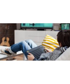Logitech K400 Plus, Mini, Wireless, RF Wireless, USB-Nano, QWERTY, 10m, Black - Afbeelding 2
