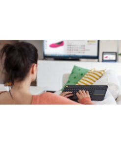 Logitech K400 Plus, Mini, Wireless, RF Wireless, USB-Nano, QWERTY, 10m, Black - Afbeelding 5