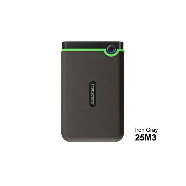 Transcend TS2TSJ25M3G StoreJet 25M3S Portable HDD, 2TB, USB3.1 Gen Type-A, Shock protect, Green - Afbeelding 3