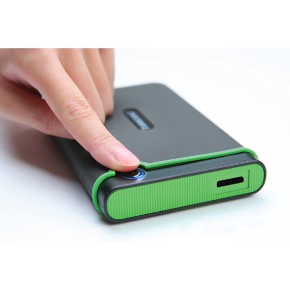 Transcend TS2TSJ25M3G StoreJet 25M3S Portable HDD, 2TB, USB3.1 Gen Type-A, Shock protect, Green - Afbeelding 5
