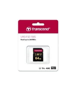 Transcend TS32GSDC700S 700s SDXC, 32GB, UHS-II U3, Class10, V90, 285/ 180MB/s, MLC NAND - Afbeelding 2