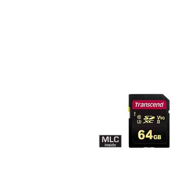 Transcend TS64GSDC700S 700s SDXC, 64GB, UHS-II U3, Class10, V90, 285/ 180MB/s, MLC NAND - Afbeelding 3