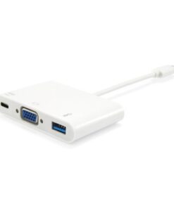 Equip USB-C naar VGA (HD15), USB-A, 60W USB PD adapter - Afbeelding 2