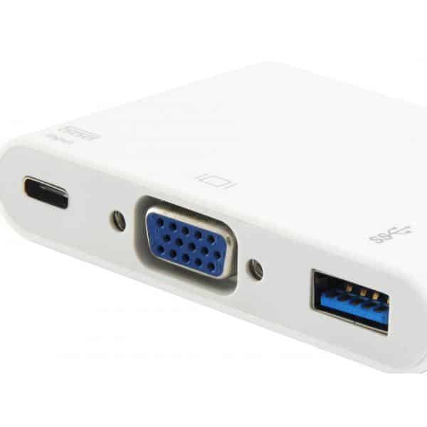 Equip USB-C naar VGA (HD15), USB-A, 60W USB PD adapter - Afbeelding 6