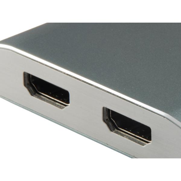 Equip 133464 USB grafische adapter 4096 x 2160 Pixels Grijs - Afbeelding 4