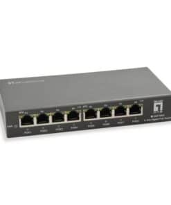 LevelOne GEP-0823 netwerk-switch Gigabit Ethernet (10/100/1000) Power over Ethernet (PoE) Zwart - Afbeelding 2