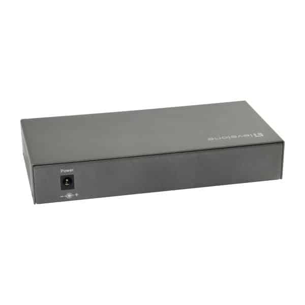 LevelOne GEP-0823 netwerk-switch Gigabit Ethernet (10/100/1000) Power over Ethernet (PoE) Zwart - Afbeelding 3