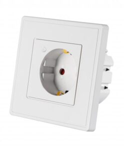 WOOX R4054 Smart inbouw stopcontact powered by TUYA, 16A, 3680W, Wi-Fi, White