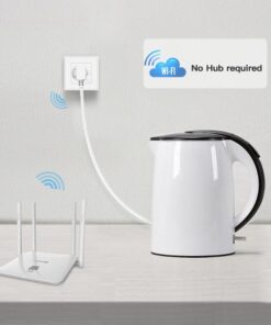 WOOX R4054 Smart inbouw stopcontact powered by TUYA, 16A, 3680W, Wi-Fi, White - Afbeelding 4