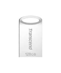 Transcend TS128GJF710S JetFlash 710, 128GB, USB3.1 Gen1 Type-A, COB, Metallic, Silver - Afbeelding 2