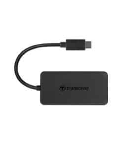 Transcend TS-HUB2C USB Hub, USB3.1 Gen1/ Type-A, 4x USB Type-A, Black