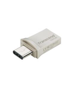 Transcend TS128GJF890S JetFlash890 Mini USB Stick, 128GB, USB Type-A/ Type-C, Silver - Afbeelding 3