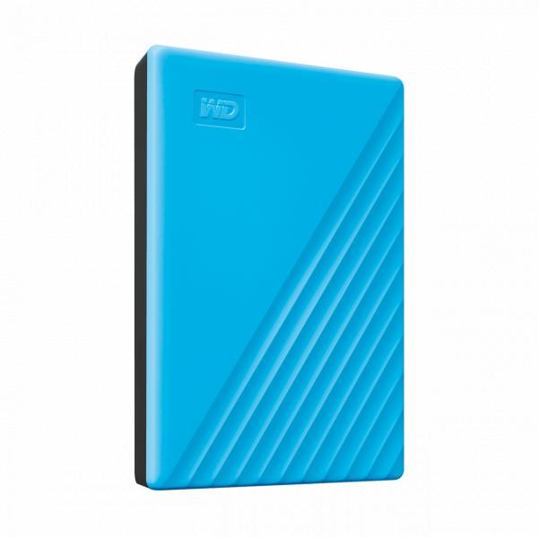 Western Digital WDBYVG0020BBL-WESN My Passport External HDD, 2TB, USB 3.2 Gen 1, Sky Blue - Afbeelding 3