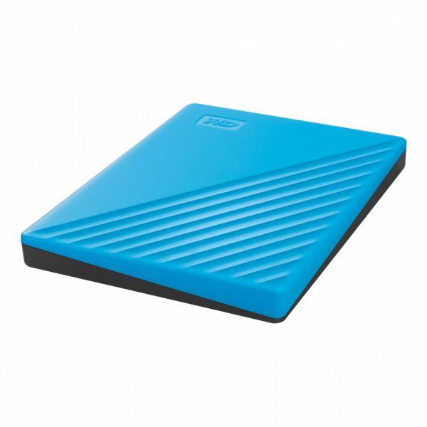 Western Digital WDBYVG0020BBL-WESN My Passport External HDD, 2TB, USB 3.2 Gen 1, Sky Blue - Afbeelding 4