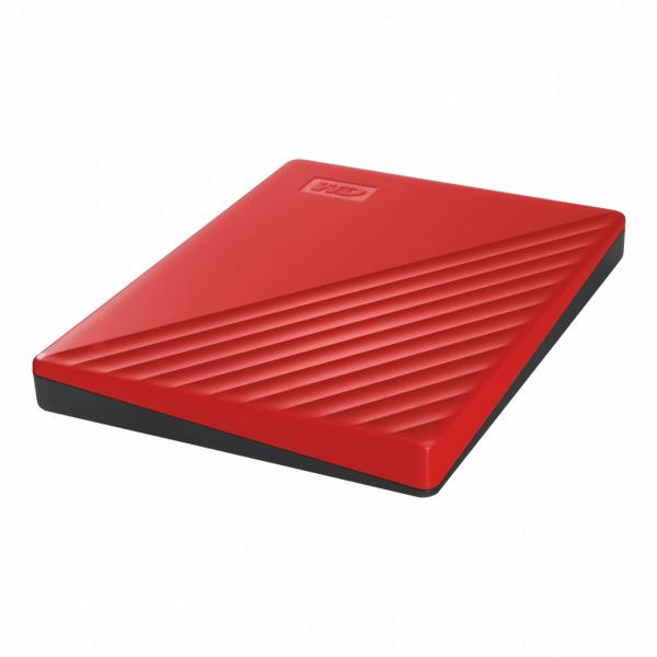 Western Digital WDBPKJ0040BRD-WESN My Passport External HDD, 4TB, USB 3.2 Gen 1, Red - Afbeelding 4