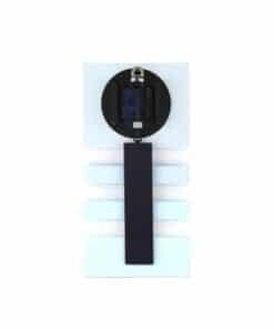 NeXtime klok 2855bl Bold Stripes, 38x19 cm, Wall, Blue - Afbeelding 2
