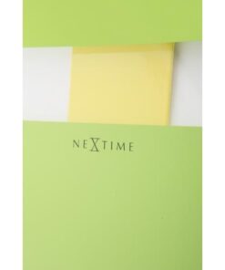 NeXtime klok 2855gn Bold Stripes, 19 x 38 cm, Wall, Green - Afbeelding 5