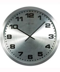 NeXtime klok 2906zw Mercure, Ø25 cm, Wall, Silver - Afbeelding 2