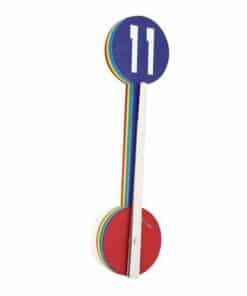 NeXtime klok 2995di Colour Guide, Ø 60 cm, Wall, Multi-Color - Afbeelding 5