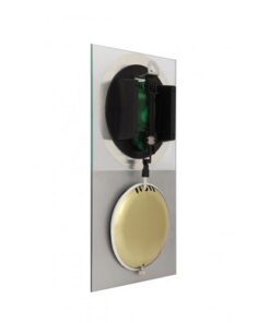 NeXtime klok 3028 OP Clock, 16x30.2 cm, Wall, Glass, Silver - Afbeelding 5