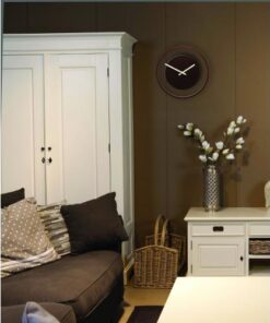 NeXtime klok 3046br Wood Loop, Ø30 cm, Wall, Dark wood - Afbeelding 2