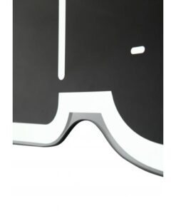 NeXtime klok 3072zw Thumbs up, 40.5x41.cm, Wall, Black/ Silver - Afbeelding 3