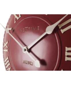 NeXtime klok 3083ro London Roman, Ø34.5 cm, Wall, Red/ White - Afbeelding 4