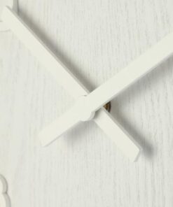 NeXtime klok 3096wi Wood Medium, Ø35.5 cm,Wall, White - Afbeelding 4