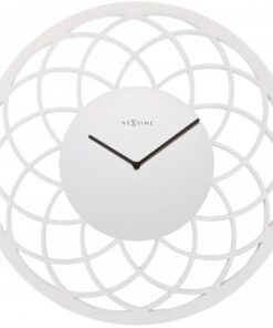 NeXtime klok 3115wi Big Dreamcatcher, Ø60 cm, Wall, White