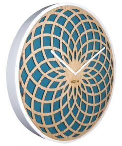 NeXtime klok 3149tq Sun Large, Ø50 cm, Wall, Turqoise - Afbeelding 2