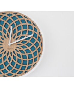 NeXtime klok 3150tq Sun Small, Ø35 cm, Wall, Turqoise - Afbeelding 3