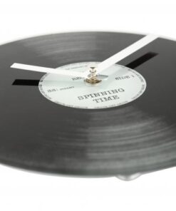 NeXtime klok 5163 Little Spinning Time, Ø20 cm, Wall, Black - Afbeelding 4