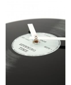 NeXtime klok 5163 Little Spinning Time, Ø20 cm, Wall, Black - Afbeelding 5