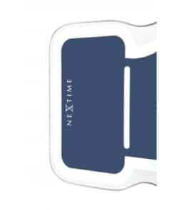 NeXtime klok 5185bl Mini Thumbs Up, 20.5x21, Wall, Blue/ Silver - Afbeelding 4