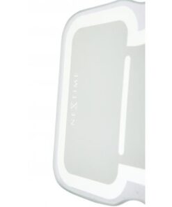 NeXtime klok 5185wi Mini Thumbs Up, 20.5x21 cm, Wall, White/ Silver - Afbeelding 4