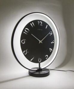 NeXtime klok 5188zw Ting, 41x40 cm, Black - Afbeelding 3