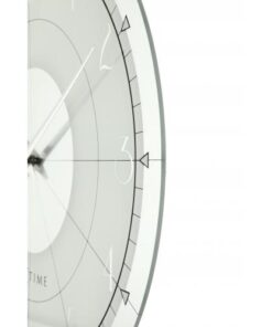 NeXtime klok 8125 Fancy Round, Ø43 cm, Wall, White/Silver - Afbeelding 5