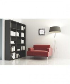 NeXtime klok 8128zw Hexagon, 43x43 cm, Wall, White - Afbeelding 3