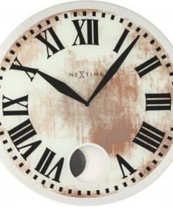 NeXtime klok 8162 Romana, Ø43 cm, Wall, White