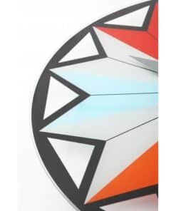 NeXtime klok 8163 Circus, Ø43 cm, Wall, Black/ Multi-color - Afbeelding 5