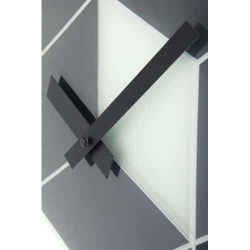 NeXtime klok 8171 Cubic, 43.5x37 cm, Wall, Black/ White/ Gray - Afbeelding 5