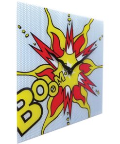 NeXtime klok 8173 Boom, 43x43 cm, Wall,Red/ Yellow/ White - Afbeelding 3